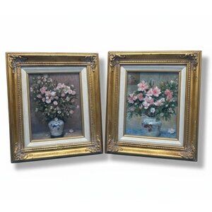 Framed Windsor Art Bouquet Roses 772 1970 Print Set